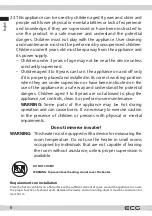 Preview for 6 page of ECG TV 3030 Heat R Instruction Manual