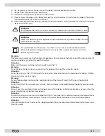 Preview for 41 page of ECG TV LED 621 Instruction Manual