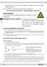 Preview for 32 page of ECG UV 5080 Instruction Manual