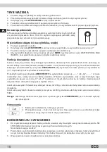 Preview for 10 page of ECG V 117 SLIM Instruction Manual