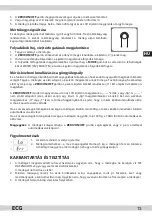 Preview for 13 page of ECG V 117 SLIM Instruction Manual