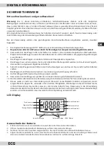 Preview for 15 page of ECG V 117 SLIM Instruction Manual