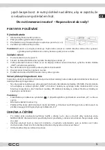 Preview for 5 page of ECG V 125 Instruction Manual