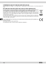 Preview for 16 page of ECG V V 116 Instruction Manual