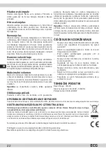 Предварительный просмотр 22 страницы ECG V V 116 Instruction Manual