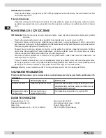 Preview for 14 page of ECG VM 3100 hobby Instruction Manual