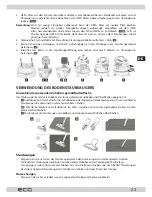 Preview for 23 page of ECG VM 3100 hobby Instruction Manual