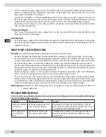 Preview for 24 page of ECG VM 3100 hobby Instruction Manual