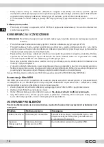 Preview for 16 page of ECG VM 3140 HOBBY Instruction Manual