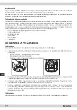 Предварительный просмотр 58 страницы ECG VP 2080 S Instruction Manual