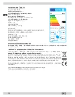 Preview for 12 page of ECG VP 3144 S Instruction Manual