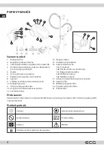 Preview for 4 page of ECG VP 6080 BS Instruction Manual