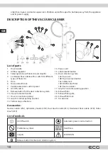 Preview for 16 page of ECG VP 6080 BS Instruction Manual