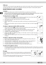 Preview for 18 page of ECG VP 6080 BS Instruction Manual