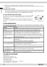 Preview for 12 page of ECG VP BS6115 Independent Instruction Manual