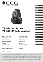 ECG VP BS6120 Animal Instruction Manual preview