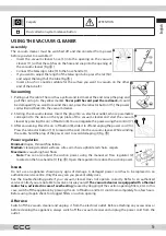 Preview for 5 page of ECG VP BS6120 Animal Instruction Manual