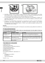 Preview for 10 page of ECG VP S 1010 Instruction Manual