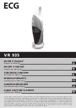 Preview for 1 page of ECG VR 935 Operating Manual