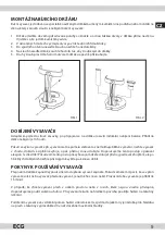 Предварительный просмотр 5 страницы ECG VR 935 Operating Manual