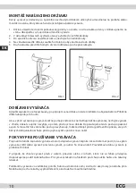 Предварительный просмотр 10 страницы ECG VR 935 Operating Manual