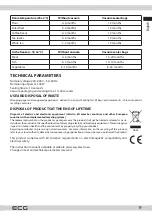 Preview for 9 page of ECG VS 110 B10 Instruction Manual