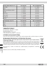 Preview for 100 page of ECG VS 110 B10 Instruction Manual