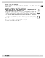 Предварительный просмотр 7 страницы ECG VT 4120 Instruction Manual