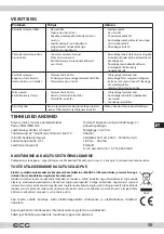 Preview for 59 page of ECG VT 4220 3in1 Instruction Manual