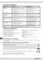 Preview for 70 page of ECG VT 4220 3in1 Instruction Manual