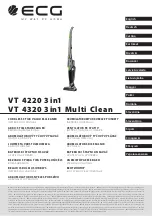 Preview for 1 page of ECG VT 4320 3in1 Multi Clean Instruction Manual