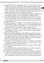 Preview for 11 page of ECG VT 4320 3in1 Multi Clean Instruction Manual