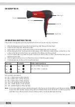 Предварительный просмотр 19 страницы ECG VV 112 Operating Manual