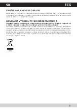 Предварительный просмотр 11 страницы ECG VV 112 User Manual