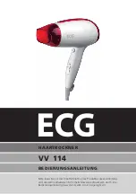 Предварительный просмотр 13 страницы ECG VV 114 Operating Manual