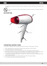 Предварительный просмотр 21 страницы ECG VV 114 Operating Manual