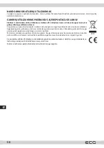 Предварительный просмотр 58 страницы ECG VV 115 Instruction Manual