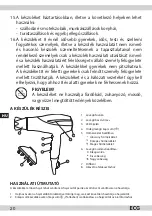 Предварительный просмотр 20 страницы ECG VV 121 ionic Instruction Manual