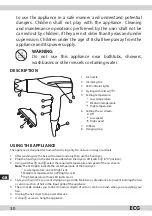 Предварительный просмотр 30 страницы ECG VV 121 ionic Instruction Manual