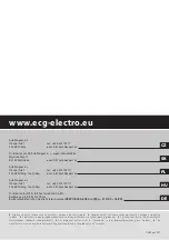 Предварительный просмотр 34 страницы ECG VV 121 ionic Instruction Manual