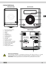 Preview for 13 page of ECG XENON C 133 USB Instruction Manual