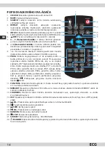 Preview for 14 page of ECG XENON C 133 USB Instruction Manual