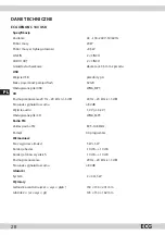 Preview for 28 page of ECG XENON C 133 USB Instruction Manual