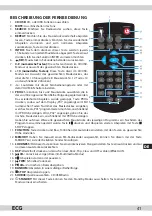 Preview for 41 page of ECG XENON C 133 USB Instruction Manual