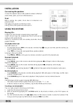 Preview for 51 page of ECG XENON C 133 USB Instruction Manual