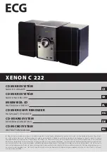 Preview for 1 page of ECG XENON C 222 Instruction Manual