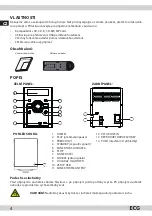 Preview for 4 page of ECG XENON C 222 Instruction Manual