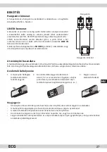 Предварительный просмотр 27 страницы ECG XENON C 222 Instruction Manual