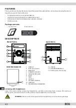 Предварительный просмотр 42 страницы ECG XENON C 222 Instruction Manual