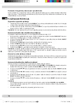 Предварительный просмотр 18 страницы ECG XMS 1111 U Instruction Manual